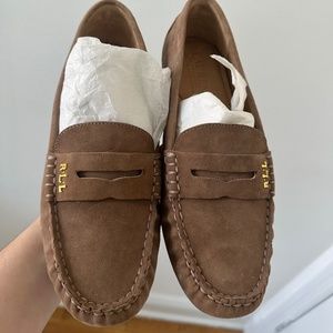 Ralph Lauren Brown Suede Women's Loafers Size 7.5